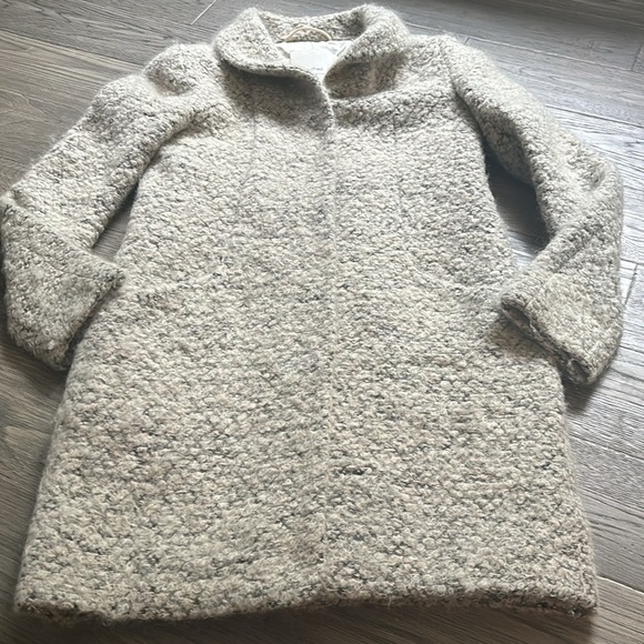 Wilfred Textured Cream Coat - Picture 3 of 16